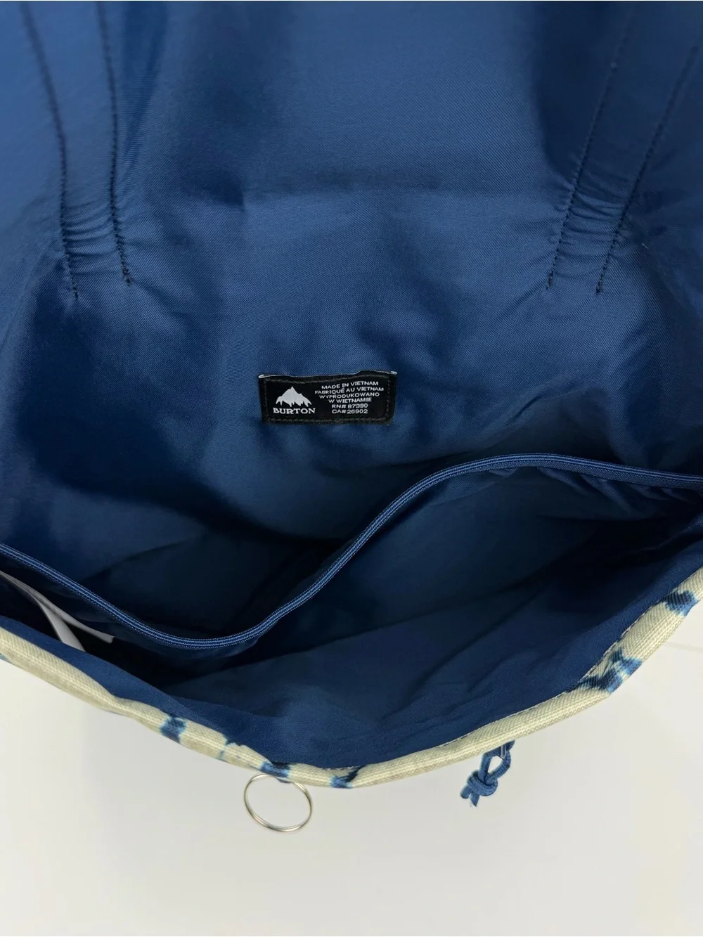 Burton Shibori Print Roll Top Backpack Laptop Commuter Travel Daypack NWOT